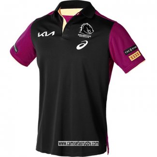 Camiseta Polo Brisbane Broncos Rugby 2024