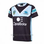 Camiseta Cronulla Sutherland Sharks Rugby 2018 Segunda