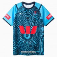 Camiseta Ninos NSW Blues Rugby 2024 Indigena