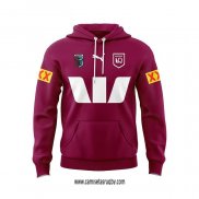 Sudaderas con Capucha Queensland Maroons Rugby 2024 Rojo