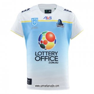 Camiseta Gold Coast Titans Rugby 2025 Segunda