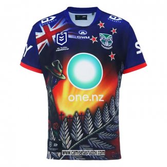 Camiseta Nueva Zelandia Warriors Rugby 2024 ANZAC