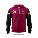 Sudaderas con Capucha Queensland Maroons Rugby 2024 Rojo Negro