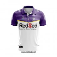 Camiseta Polo Melbourne Storm Rugby 2024 Segunda