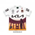 Camiseta Ninos Brisbane Broncos Rugby 2024 ANZAC