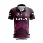 Camiseta Polo Brisbane Broncos Rugby 2024 Entrenamiento Fucsia